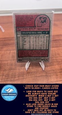 Cheap Sneaks Footwear/Sports Cards Baseball Card Christopher Morel 2024 Topps Heritage #316 Chicago Cubs