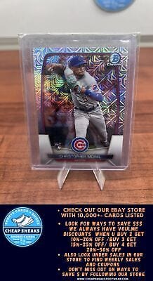 Cheap Sneaks Footwear/Sports Cards Baseball Card Christopher Morel (RC) 2023 Bowman Mojo Refractors #34 Cubs