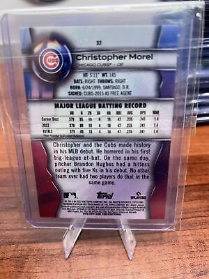 Cheap Sneaks Footwear/Sports Cards Baseball Card Christopher Morel RC 2023 Bowman Platinum #32 Chicago Cubs