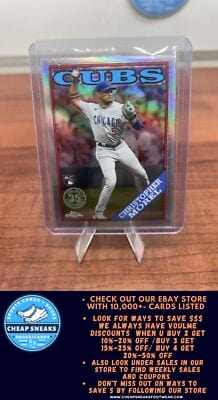 Cheap Sneaks Footwear/Sports Cards Baseball Card Christopher Morel (RC) 2023 Topps Chrome 1988 Topps 35th Anniv #88BC-2