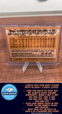 Cheap Sneaks Footwear/Sports Cards Baseball Card Christopher Morel (RC) 2023 Topps Chrome 1988 Topps 35th Anniv #88BC-2