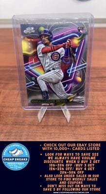 Cheap Sneaks Footwear/Sports Cards Baseball Card Christopher Morel (RC) 2023 Topps Cosmic Chrome #73 Chicago Cubs