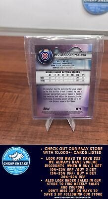 Cheap Sneaks Footwear/Sports Cards Baseball Card Christopher Paciolla 2023 Bowman Platinum Top Prospects #TOP-83 Chicag