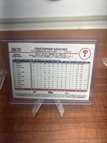 Cheap Sneaks Footwear/Sports Cards Baseball Card Christopher Sanchez, X-Fractor #USC101 - 2024 Topps Chrome Update Phil