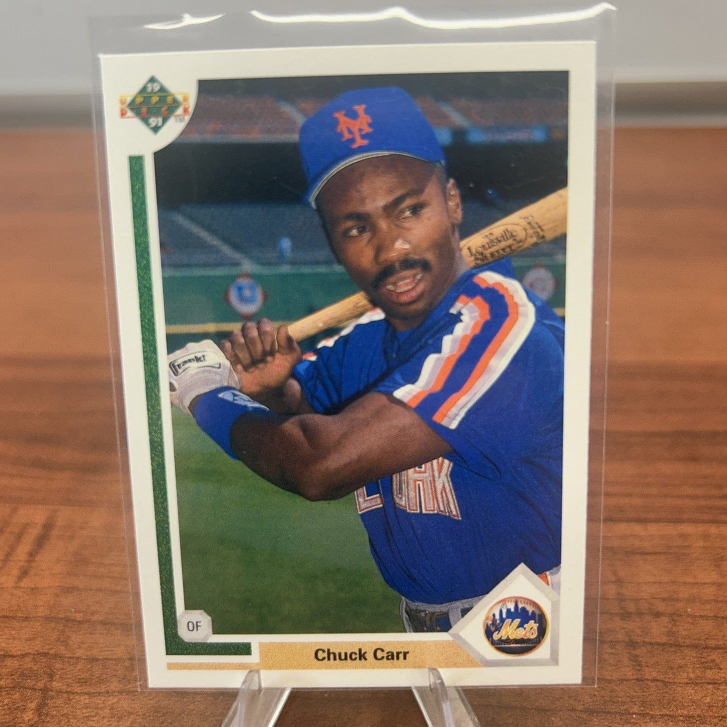 Cheap Sneaks Footwear/Sports Cards Baseball Card Chuck Carr (RC) 1991 Upper Deck Baseball Card #514 Mets