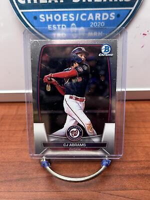 Cheap Sneaks Footwear/Sports Cards Baseball Card CJ Abrams 2023 Bowman Chrome #74 Nationals