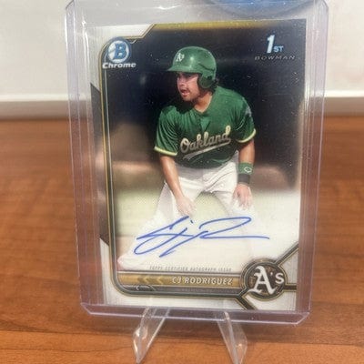 Cheap Sneaks Footwear/Sports Cards Baseball Card CJ Rodriguez 2022 Bowman Chrome #CPA-CJR RC Auto 1st Bowman