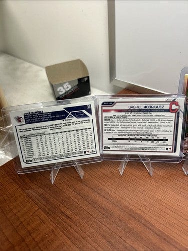 Cheap Sneaks Footwear/Sports Cards Baseball Card Cleveland Guardian Lot (10) 2023 Topps Chrome23 Bowman Platinum