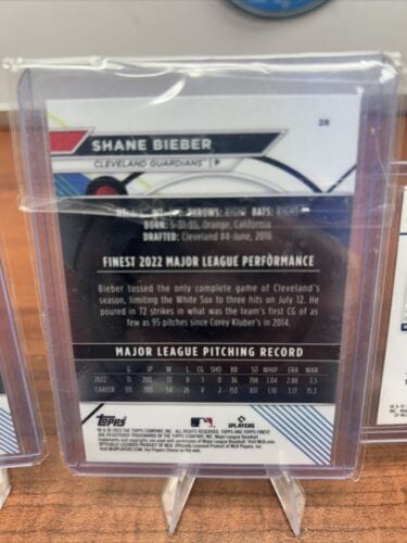 Cheap Sneaks Footwear/Sports Cards Baseball Card Cleveland Guardians 2023 Bowmans Best Bo Naylor/Shane Bieber/Gavin Wil