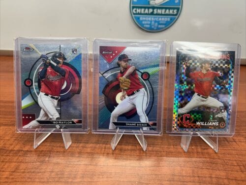 Cheap Sneaks Footwear/Sports Cards Baseball Card Cleveland Guardians 2023 Bowmans Best Bo Naylor/Shane Bieber/Gavin Wil