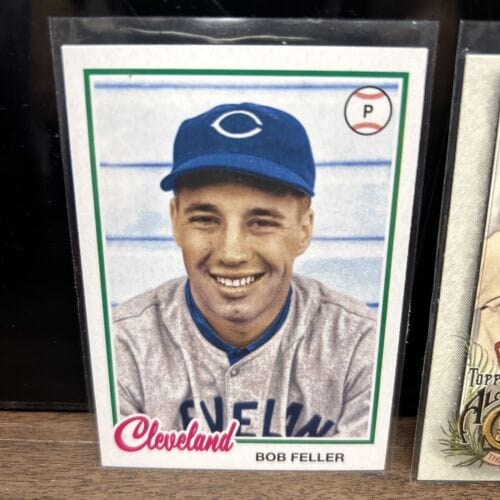 Cheap Sneaks Footwear/Sports Cards Baseball Card Cleveland Indians Greats Lot(2) Bob Feller 2022 Allen&Ginter #241 22 A