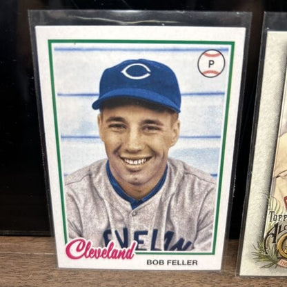 Cheap Sneaks Footwear/Sports Cards Baseball Card Cleveland Indians Greats Lot(2) Bob Feller 2022 Allen&Ginter #241 22 A