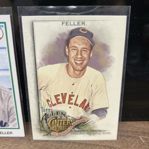 Cheap Sneaks Footwear/Sports Cards Baseball Card Cleveland Indians Greats Lot(2) Bob Feller 2022 Allen&Ginter #241 22 A