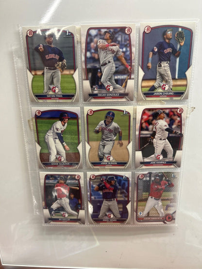 Cheap Sneaks Footwear/Sports Cards Baseball Card Clevland Indians/ Guardians Lots (9) Card with multiple varations to c