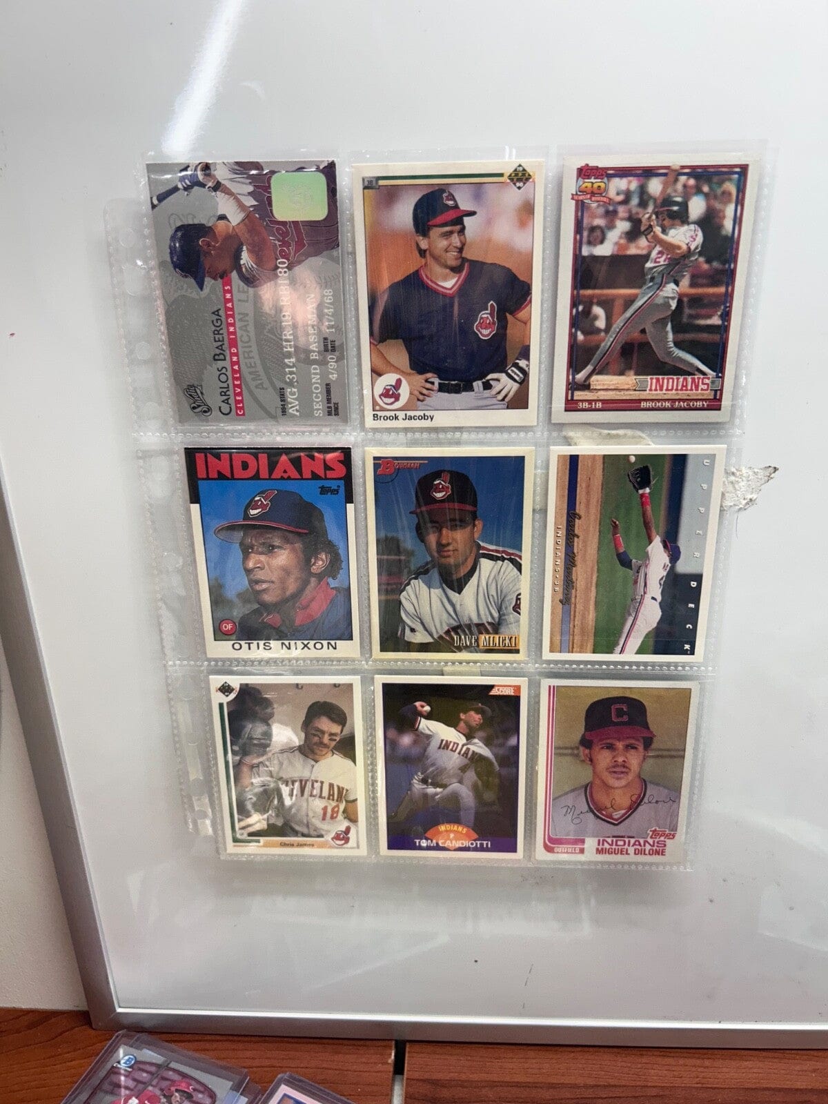 Cheap Sneaks Footwear/Sports Cards Baseball Card Clevland Indians/ Guardians Lots (9) Card with multiple varations to c