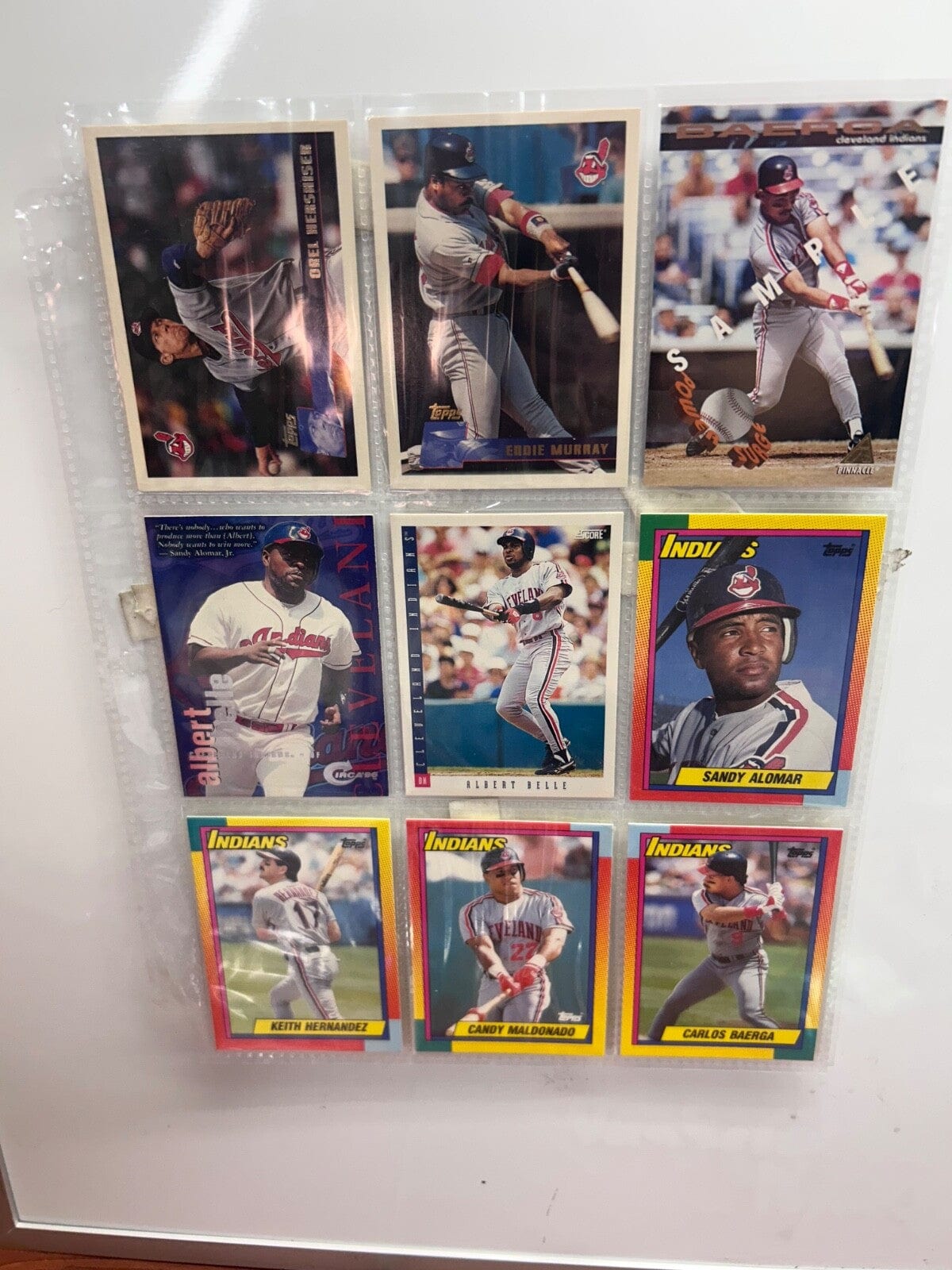 Cheap Sneaks Footwear/Sports Cards Baseball Card Clevland Indians/ Guardians Lots (9) Card with multiple varations to c