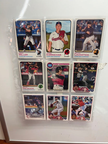 Cheap Sneaks Footwear/Sports Cards Baseball Card Clevland Indians/ Guardians Lots (9) Card with multiple varations to c