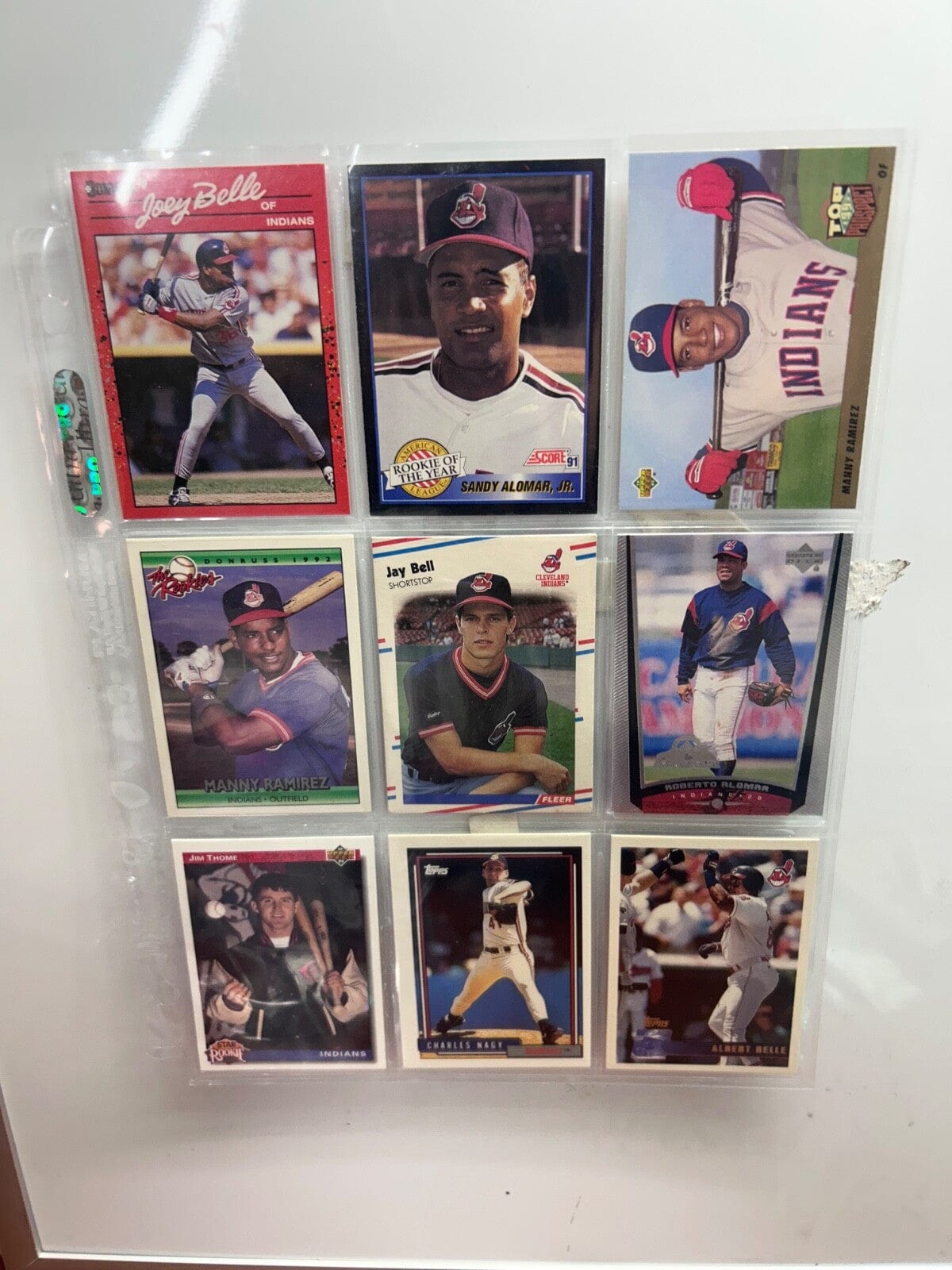 Cheap Sneaks Footwear/Sports Cards Baseball Card Clevland Indians/ Guardians Lots (9) Card with multiple varations to c
