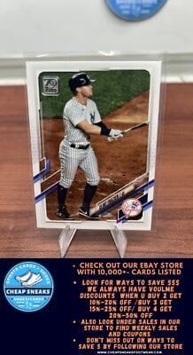 Cheap Sneaks Footwear/Sports Cards Baseball Card Clint Frazier 2021 Topps #429a New York Yankees