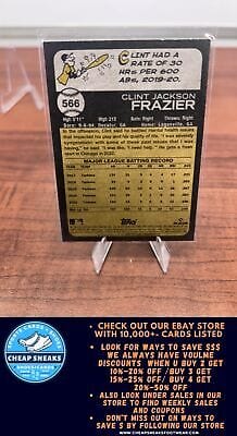 Cheap Sneaks Footwear/Sports Cards Baseball Card Clint Frazier 2022 Topps Heritage #566 Chicago Cubs
