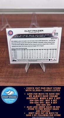 Cheap Sneaks Footwear/Sports Cards Baseball Card Clint Frazier 2022 Topps Update #US244 Chicago Cubs