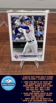 Cheap Sneaks Footwear/Sports Cards Baseball Card Clint Frazier 2022 Topps Update #US244 Chicago Cubs