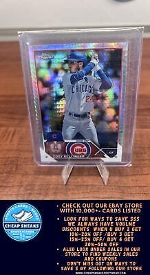 Cheap Sneaks Footwear/Sports Cards Baseball Card Cody Bellinger 2023 Topps Chrome Prism Refractor #21 Chicago Cubs