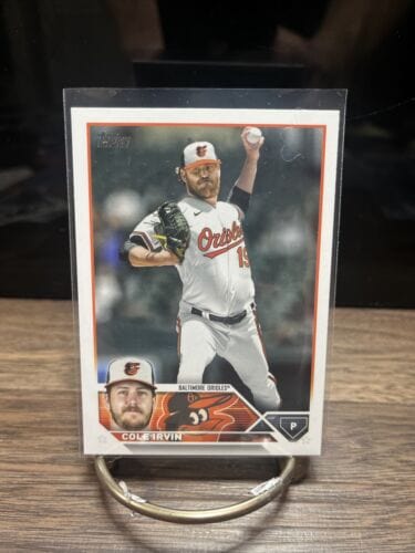 Cheap Sneaks Footwear/Sports Cards Baseball Card Cole Irvin 2023 Topps Baseball card Series Two Base #408 Baltimore Ori