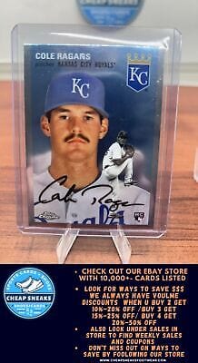 Cheap Sneaks Footwear/Sports Cards Baseball Card Cole Ragans RC 2023 Topps Chrome Platinum Anniversary #170 Kansas City