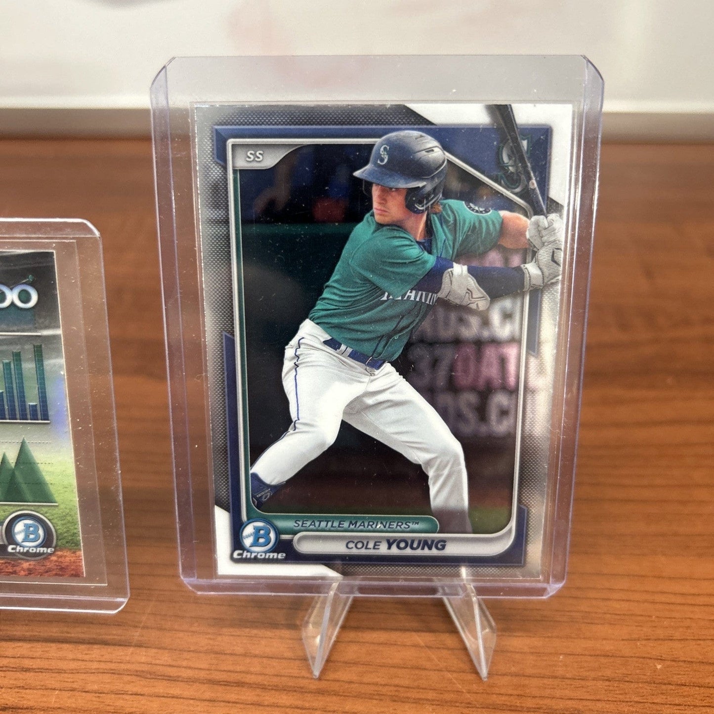 Cheap Sneaks Footwear/Sports Cards Baseball Card Cole Young 2024 Bowman Chrome #BCP-112, Bowman’s Top-100 #BTP-23 BC