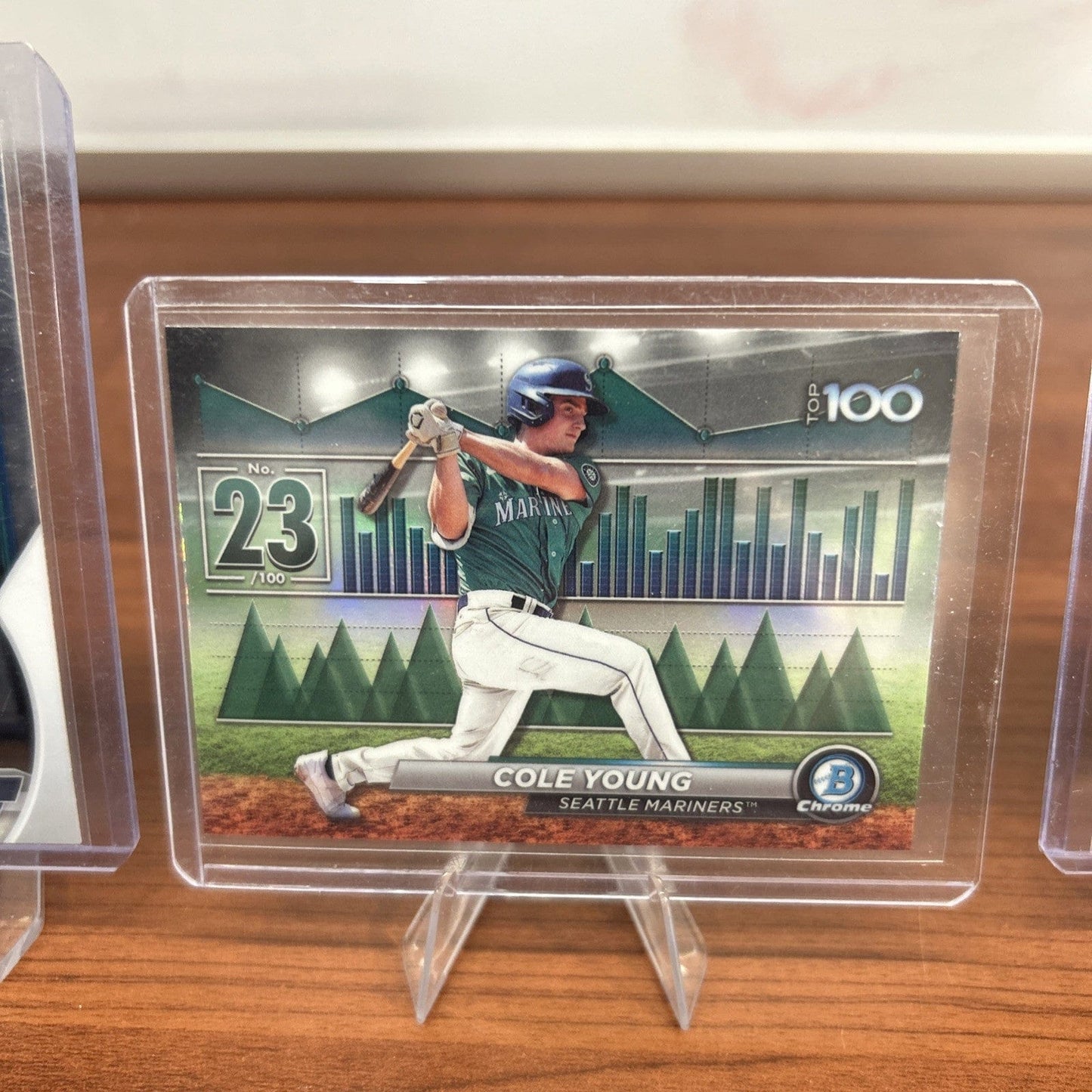 Cheap Sneaks Footwear/Sports Cards Baseball Card Cole Young 2024 Bowman Chrome #BCP-112, Bowman’s Top-100 #BTP-23 BC