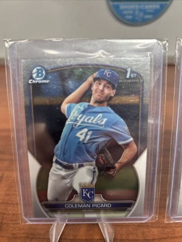 Cheap Sneaks Footwear/Sports Cards Baseball Card Coleman Picard 2023 Bowman Draft Chrome 1st Bowman K.C.Royals (X2)BDC-