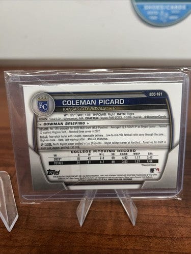 Cheap Sneaks Footwear/Sports Cards Baseball Card Coleman Picard 2023 Bowman Draft Chrome 1st Bowman K.C.Royals (X2)BDC-