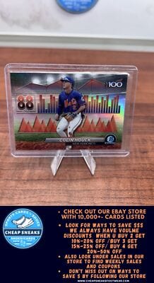 Cheap Sneaks Footwear/Sports Cards Baseball Card Colin Houck 2024 Bowman Bowman Scouts' Top 100 #BTP-88 New York Mets