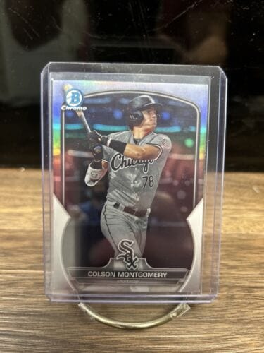 Cheap Sneaks Footwear/Sports Cards Baseball Card Colson Montgomery 2023 Bowman Draft Chrome Prospect Refractor
