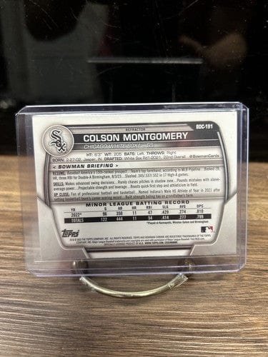 Cheap Sneaks Footwear/Sports Cards Baseball Card Colson Montgomery 2023 Bowman Draft Chrome Prospect Refractor