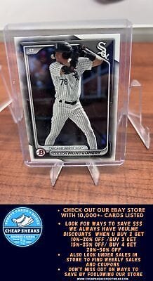 Cheap Sneaks Footwear/Sports Cards Baseball Card Colson Montgomery 2024 Bowman Prospects #BP-8 Chicago White Sox