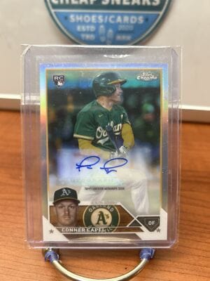 Cheap Sneaks Footwear/Sports Cards Baseball Card Conner Capel AU,SN 2023 Topps Chrome  Autographs Refractor #AC-CC Athl