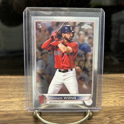 Cheap Sneaks Footwear/Sports Cards Baseball Card Connor Wong (RC) 2022 Topps Chrome Rookie Baseball Card #39  Boston Re