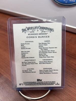 Cheap Sneaks Footwear/Sports Cards Baseball Card Corbin Burnes 2022 Topps Allen & Ginter #31 Milwaukee Brewers