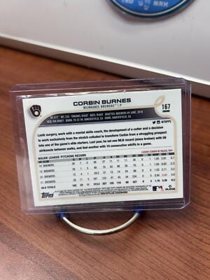 Cheap Sneaks Footwear/Sports Cards Baseball Card Corbin Burnes 2022 Topps Chrome #167 Milwaukee Brewers