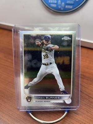 Cheap Sneaks Footwear/Sports Cards Baseball Card Corbin Burnes 2022 Topps Chrome #167 Milwaukee Brewers