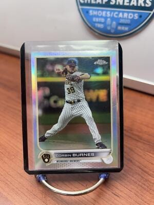 Cheap Sneaks Footwear/Sports Cards Baseball Card Corbin Burnes 2022 Topps Chrome Refractor #167 Milwaukee Brewers