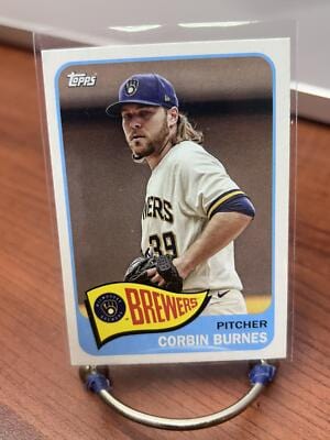 Cheap Sneaks Footwear/Sports Cards Baseball Card Corbin Burnes 2023 Topps Archives #104 Milwaukee Brewers