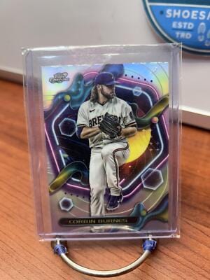 Cheap Sneaks Footwear/Sports Cards Baseball Card Corbin Burnes 2023 Topps Cosmic Chrome #12 Milwaukee Brewers