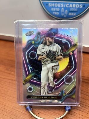 Cheap Sneaks Footwear/Sports Cards Baseball Card Corbin Burnes 2023 Topps Cosmic Chrome Nucleus Refractor #12 Milwaukee