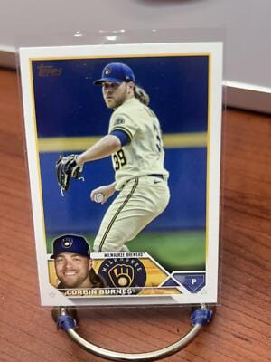 Cheap Sneaks Footwear/Sports Cards Baseball Card Corbin Burnes 2023 Topps series one #225 Milwaukee Brewers
