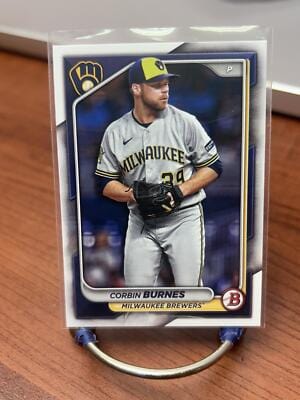 Cheap Sneaks Footwear/Sports Cards Baseball Card Corbin Burnes 2024 Bowman #45 Milwaukee Brewers