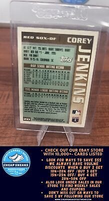 Cheap Sneaks Footwear/Sports Cards Baseball Card Corey Jenkins 1996 Topps #20 Boston Red Sox
