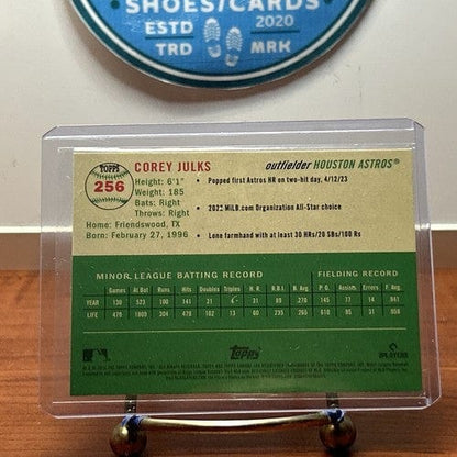 Cheap Sneaks Footwear/Sports Cards Baseball Card Corey Julks RC 2023 Topps Chrome Platinum Anniversary Astros, White So